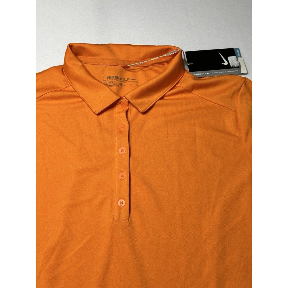 Nike Polo Shirt Womens Size XL Orange Victory Performance Polo NWT  *READ** - Picture 4 of 11
